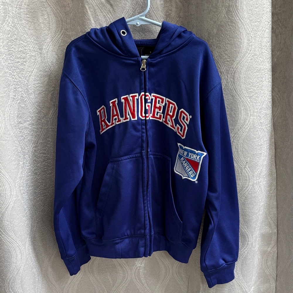 NHL Blue Rangers Youth Hoodie